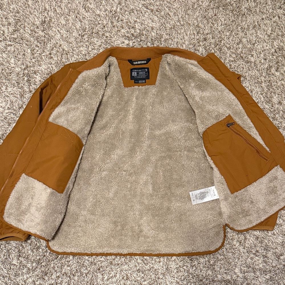 Carhartt Tan Quilted Jacket - Picture 4 of 4